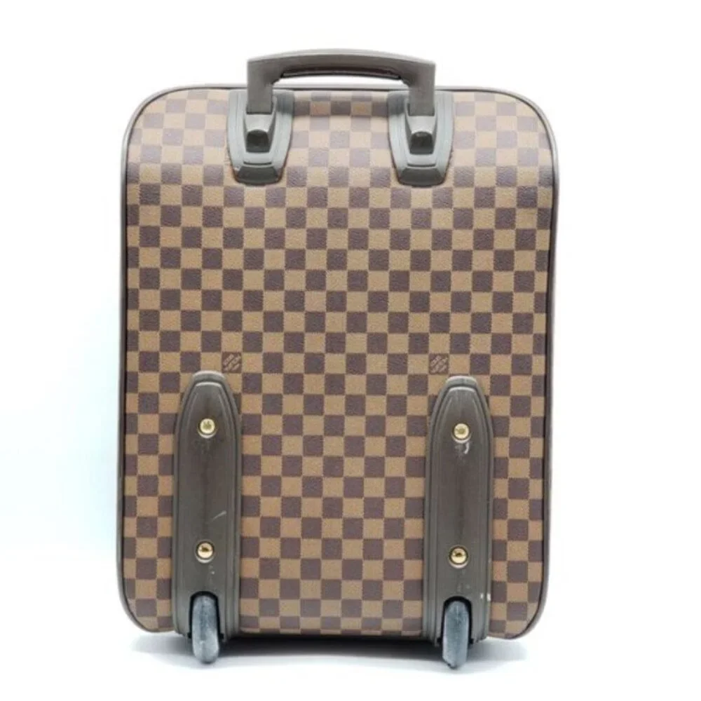 Authentic Louis Vuitton Pegase 45 Damier Ebene Rolling Suitcase Carry On